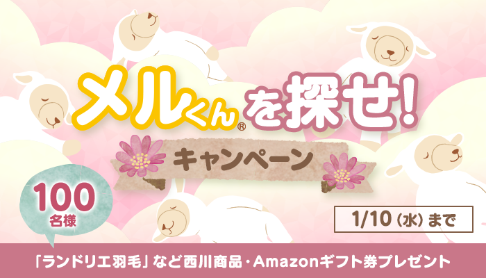 年末年始特別企画「メルくんを探せ！」キャンペーン